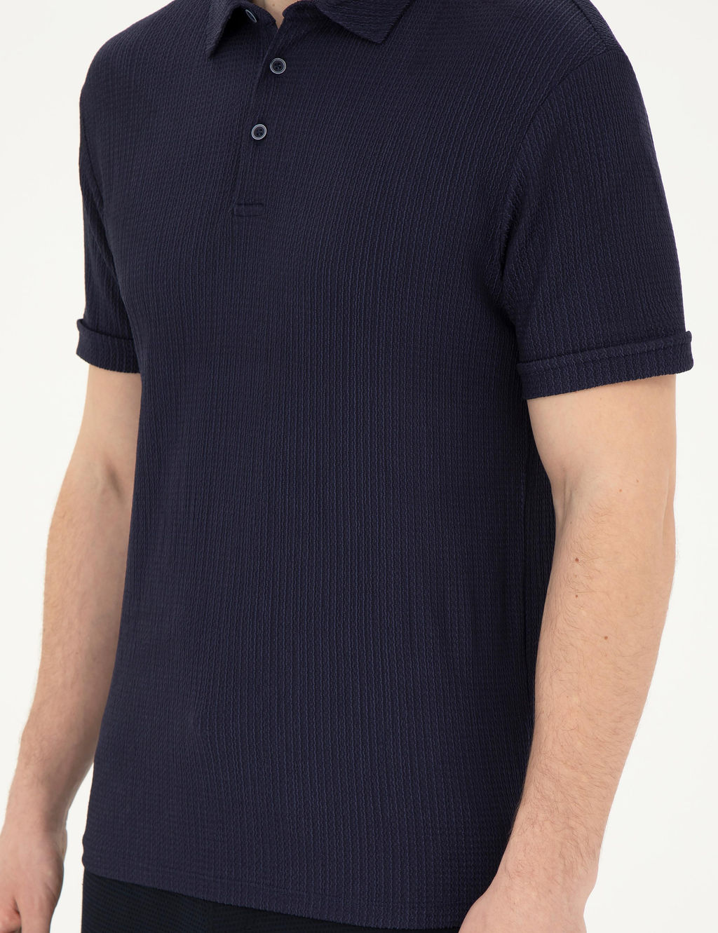 Lacivert Slim Fit Ti__rt