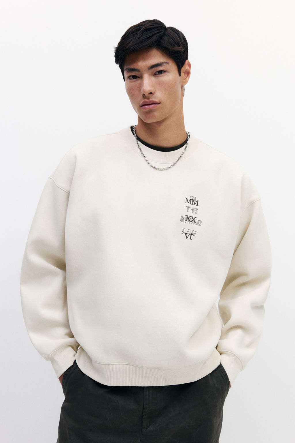 Sudadera con motivos estampados Oversized Fit - H&m фото 2