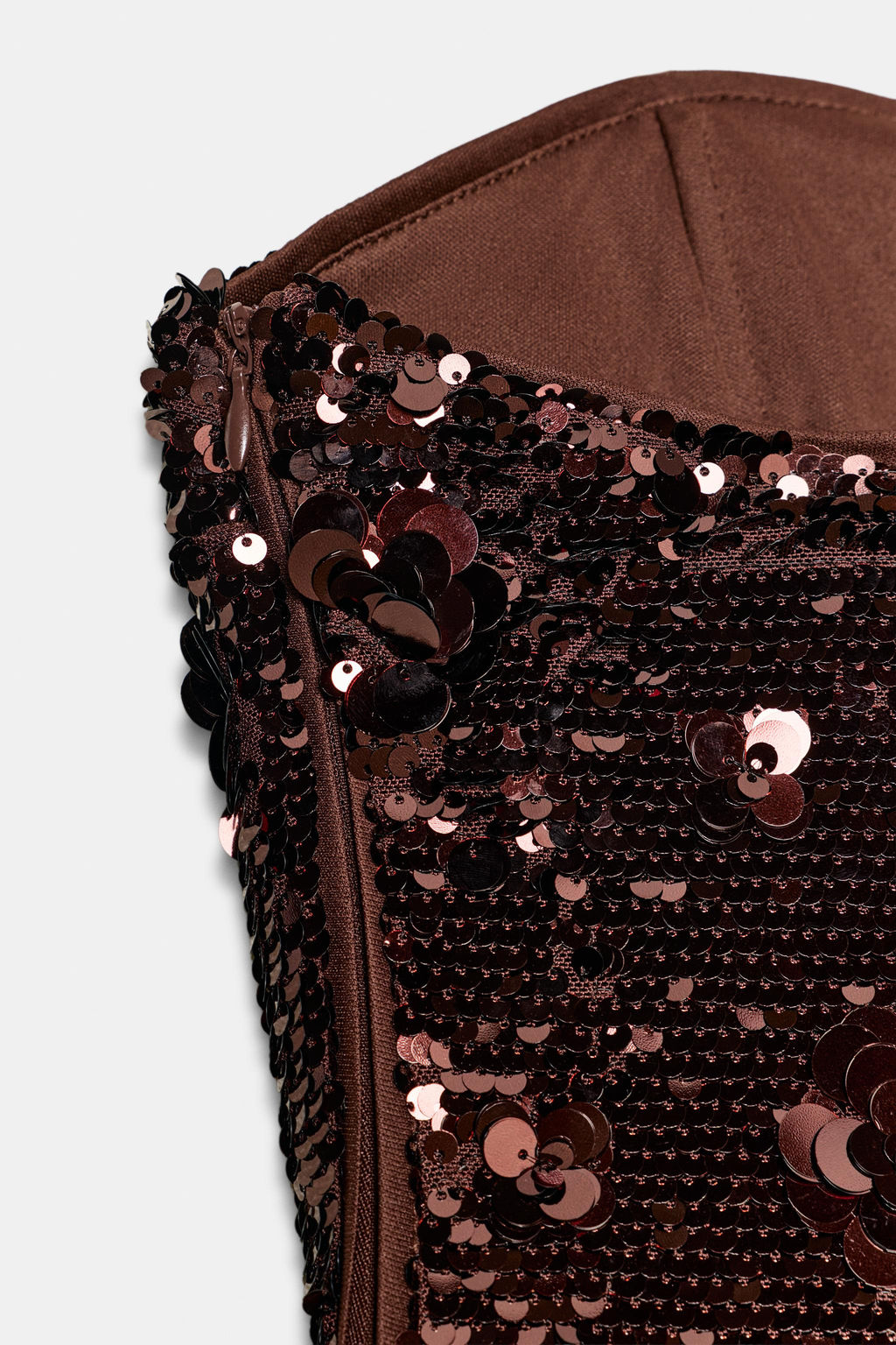 SEQUINNED BANDEAU TOP - Zara фото 7