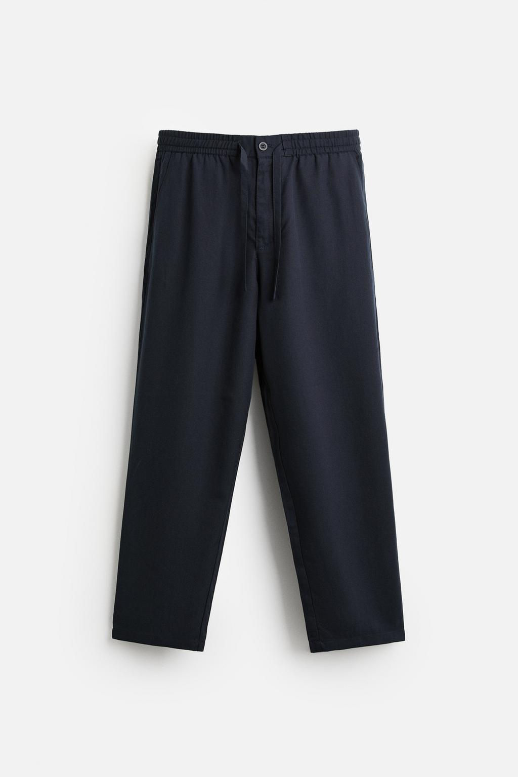 LYOCELL JOGGER WAIST TROUSERS - Zara фото 36