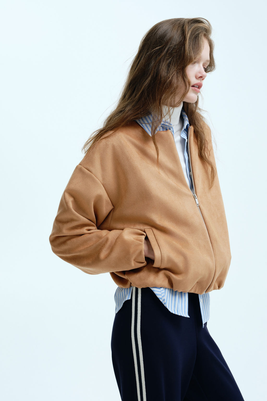 Chaqueta oversize de punto - H&m фото 8