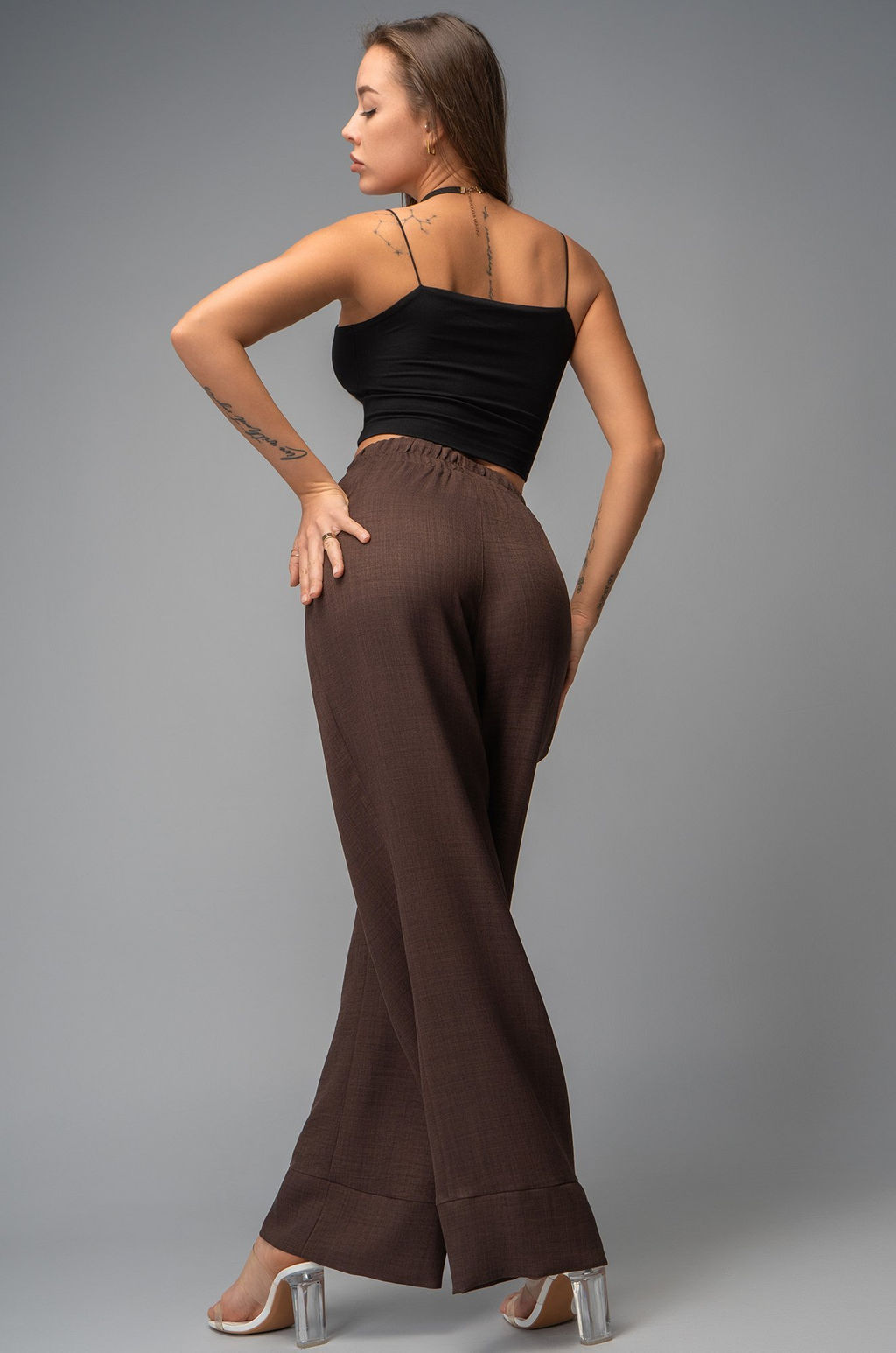 Женские льняные брюки Happyfox - Happy fox фото 6