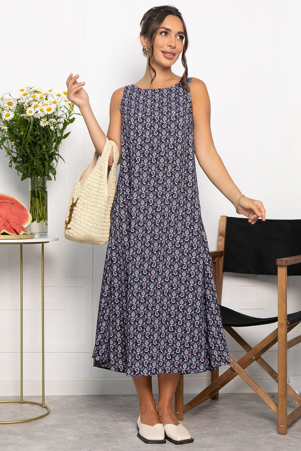 Сарафан Кампари штапель - Lt collection фото 5