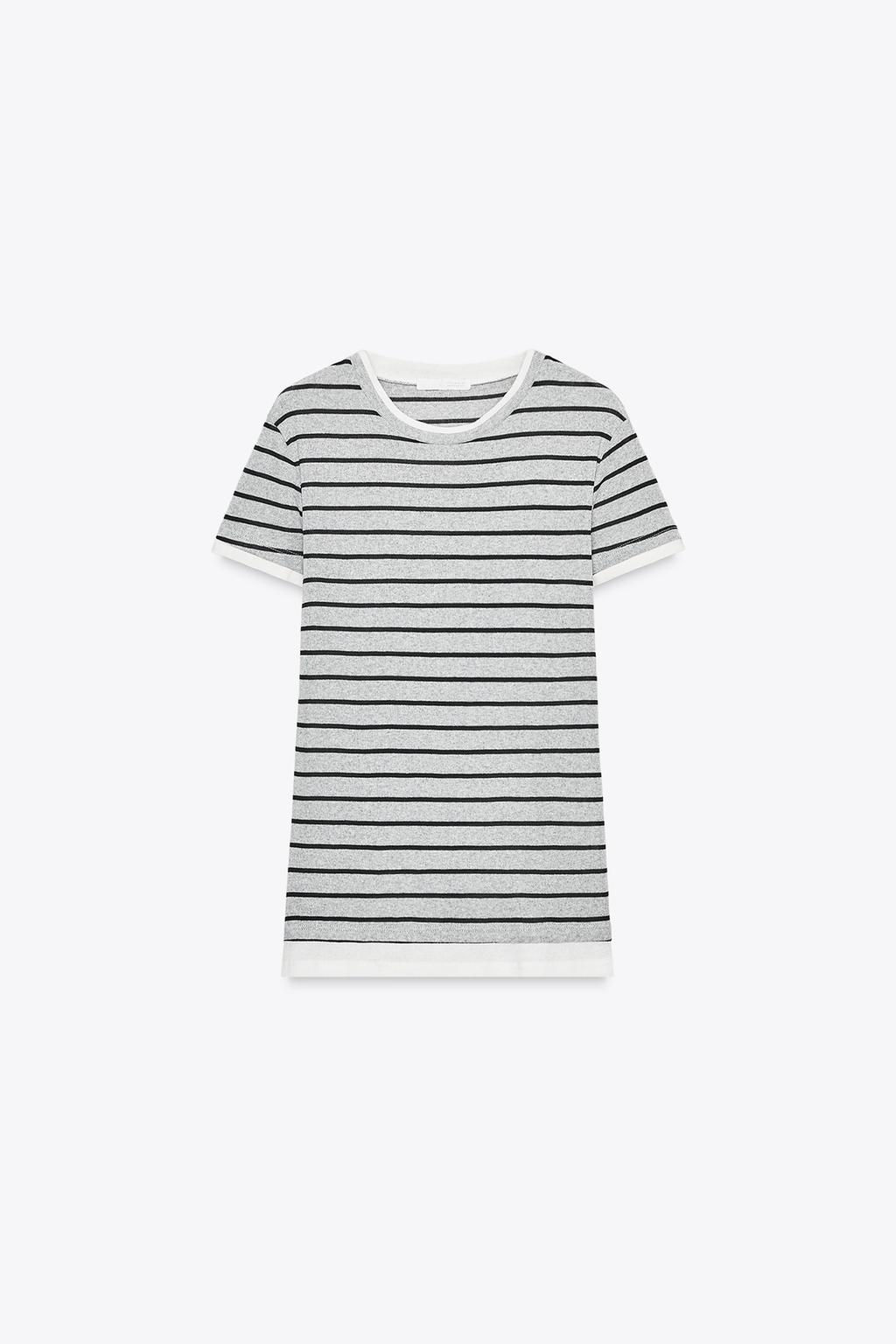 DOUBLE STRIPE T-SHIRT - Zara фото 18
