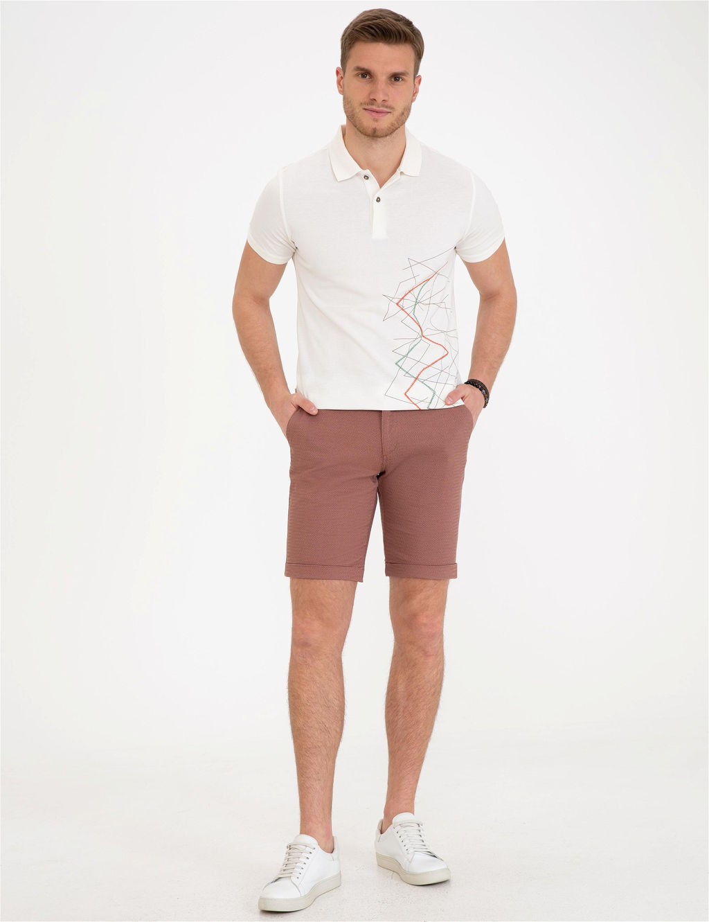 Kiremit Standart Fit Bermuda _ort