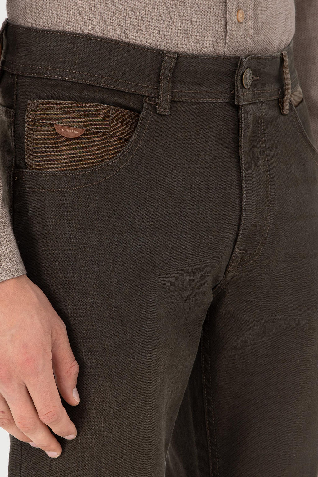 Мужские темно-синие джинсовые брюки Неожиданная скидка в корзине - U.s. polo assn фото 5