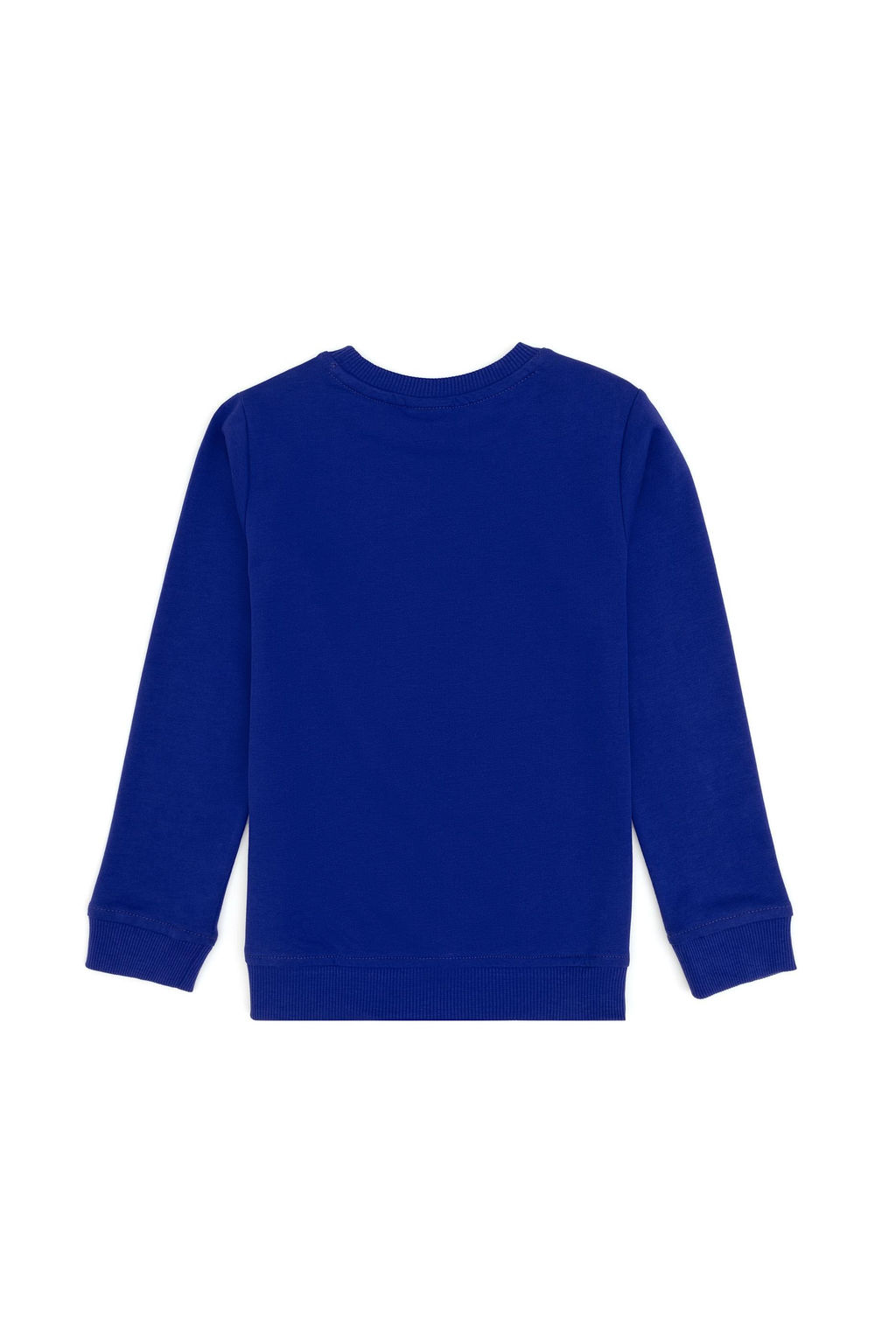 Erkek _ocuk Mor Bisiklet Yaka Basic Sweatshirt