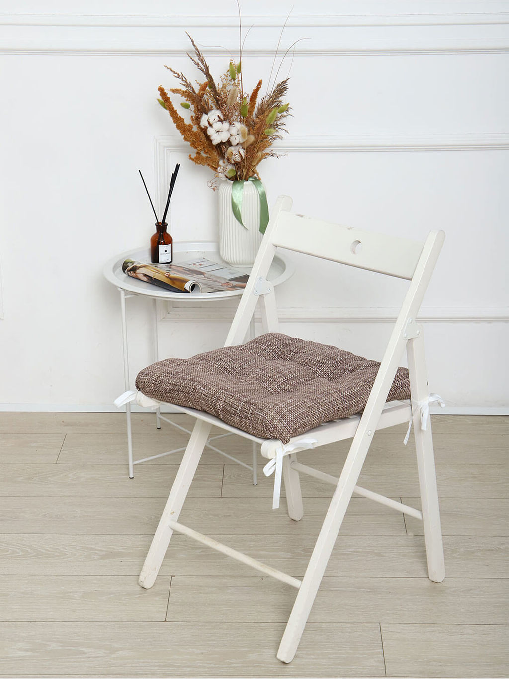 Подушка на стул Люкс - Кофе 40х40