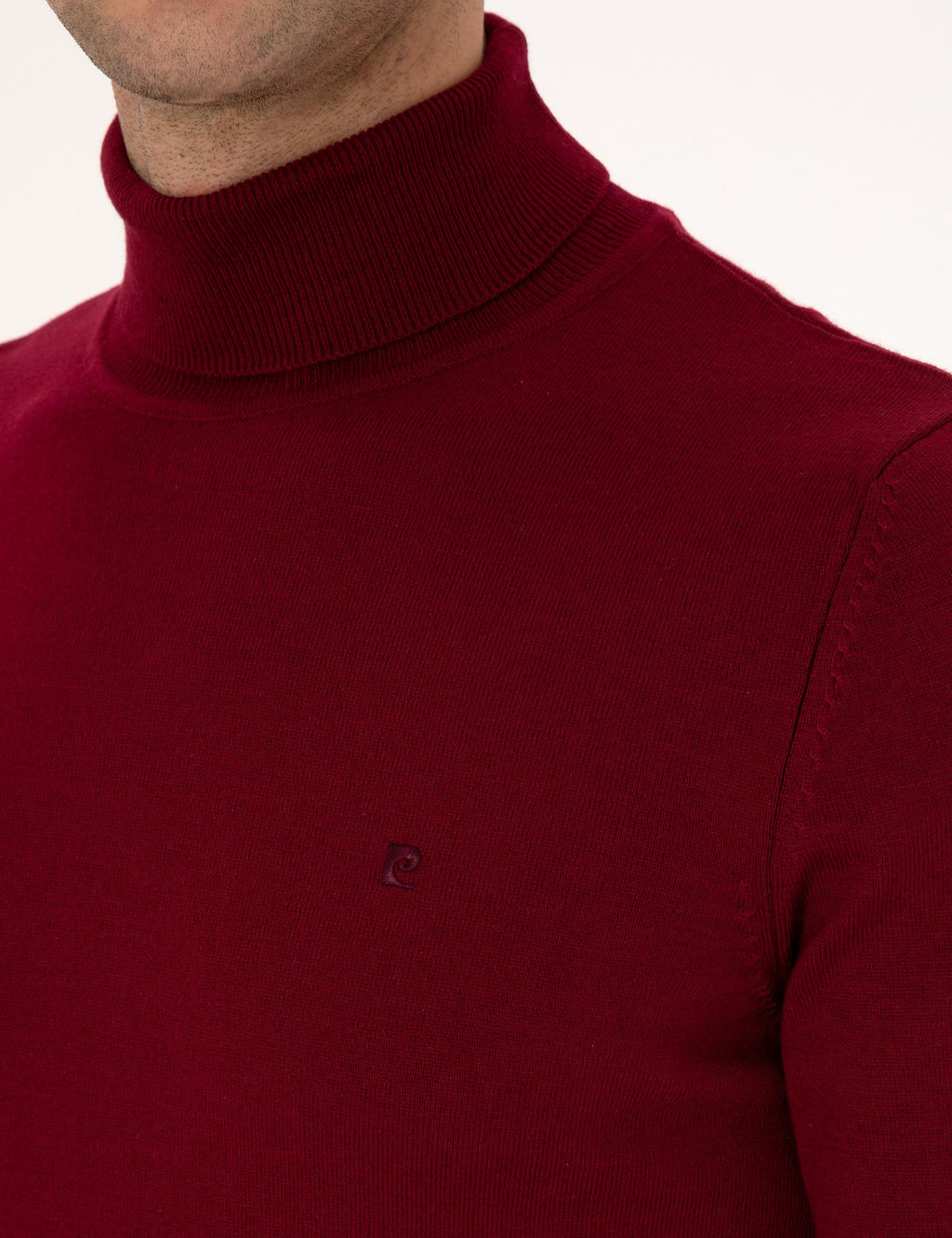 Vi_ne Slim Fit Bal_k__ Yaka Basic Triko Kazak - Pierre cardin фото 7