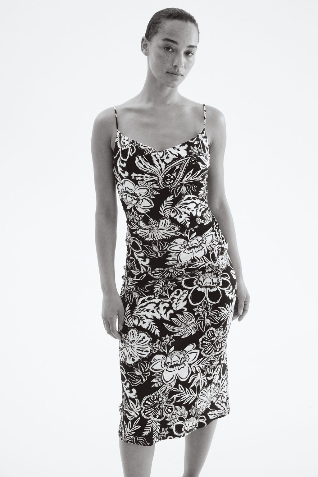 Vestido de tirantes interlock - H&m фото 3