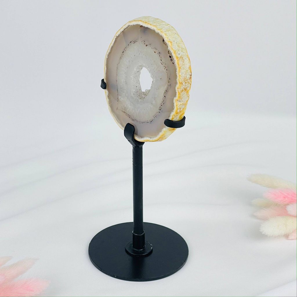 Срез Агата на подставке - Радуга самоцветов фото 3