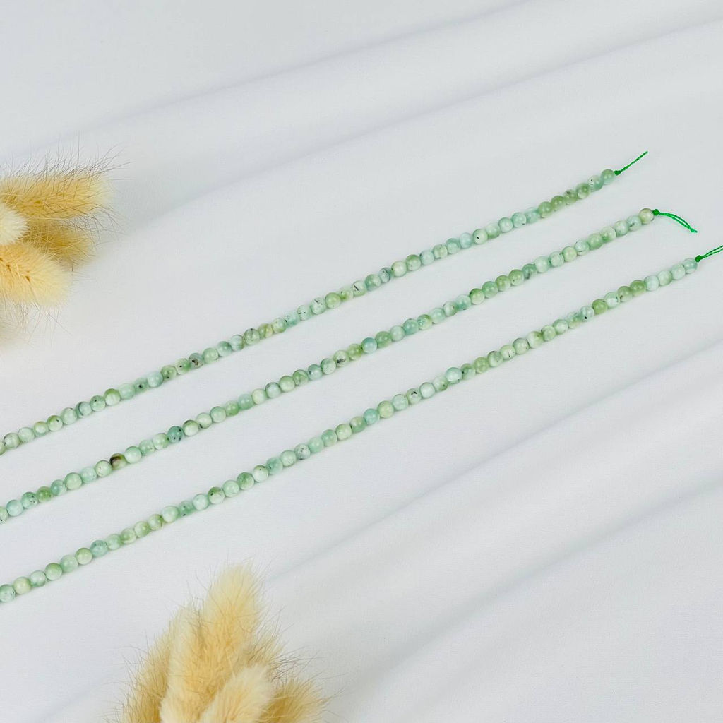 Бусины для украшений из Ангелита (86 бусины) 39 см