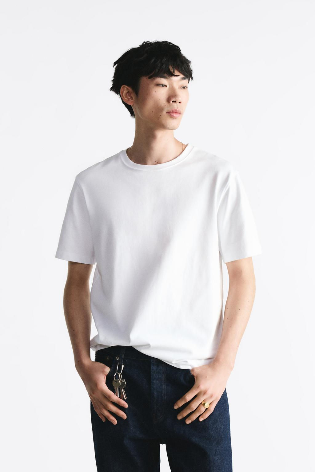 HEAVY WEIGHT SHORT SLEEVE T-SHIRT - Zara фото 24