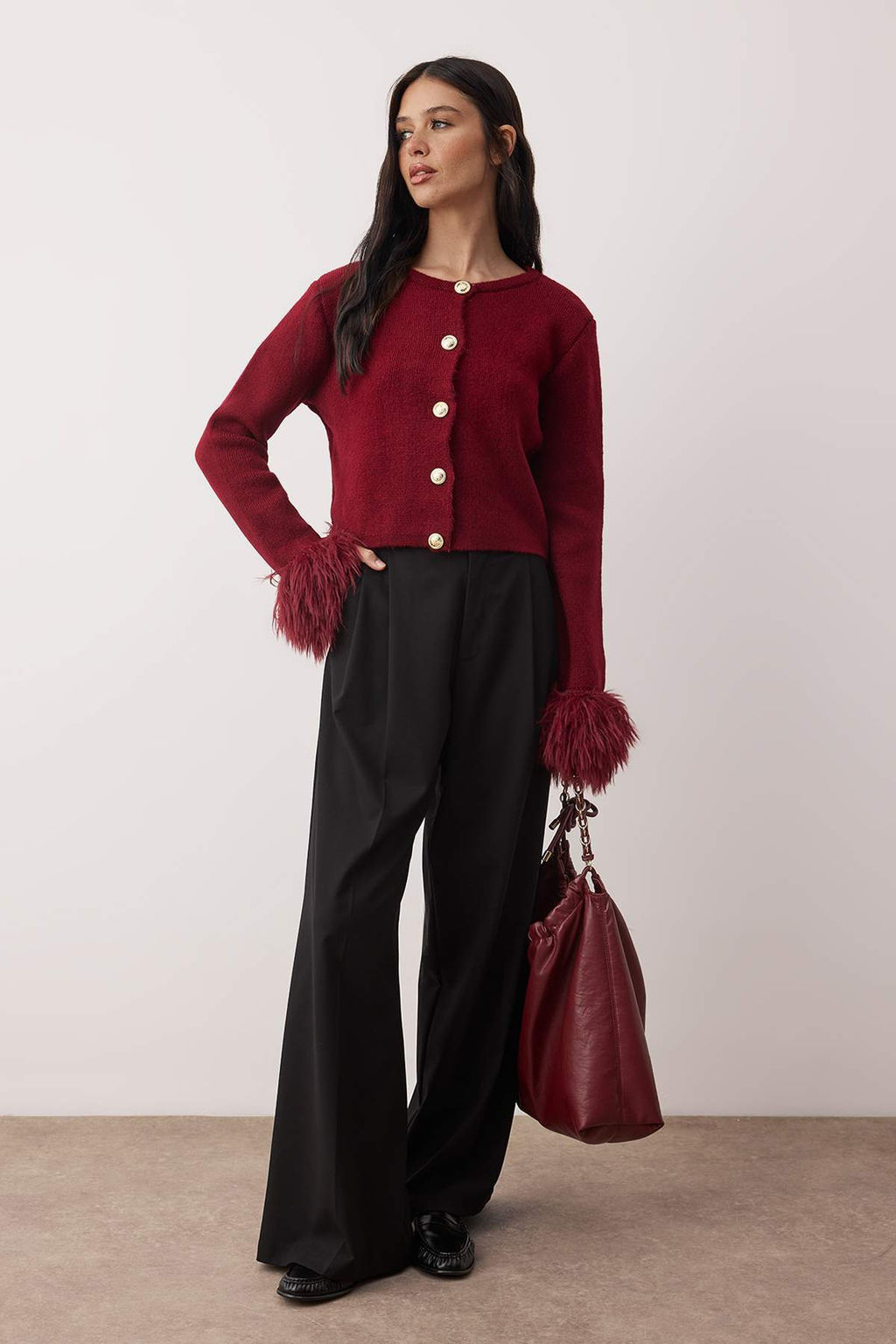 Ekru Triko H?rka TWOAW26HI00280 - Trendyolmilla фото 7