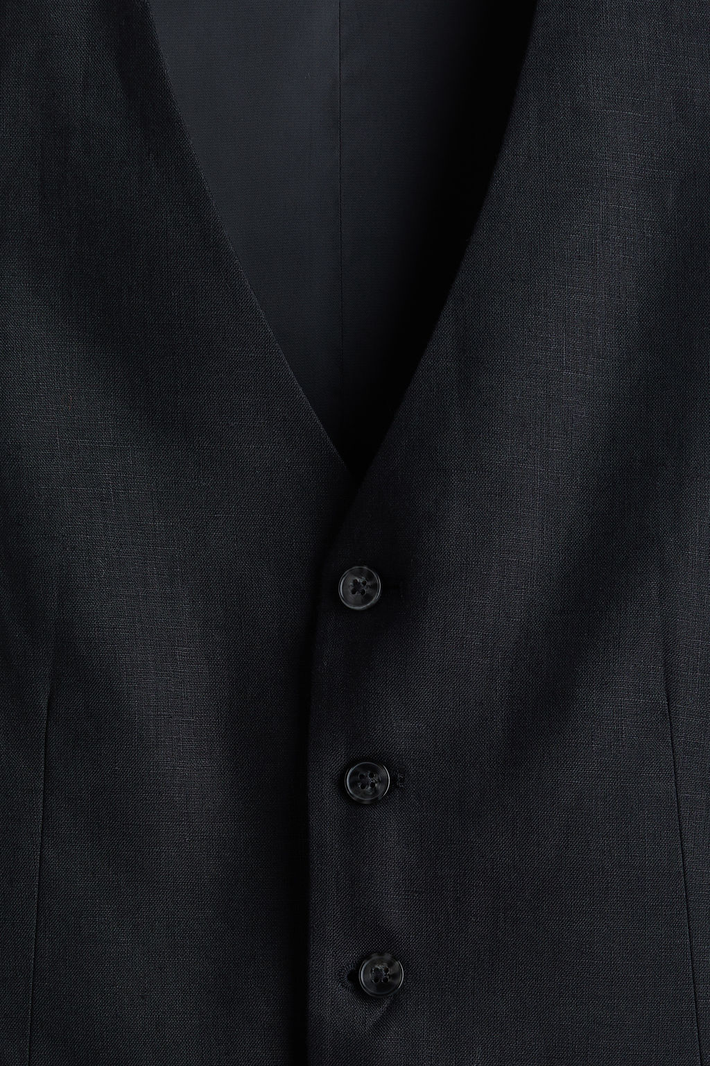 Chaleco de traje en lino Slim Fit - H&m фото 6