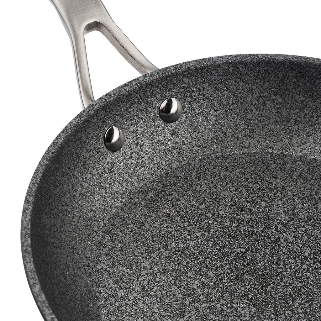 51378 GIPFEL Сковорода PROFILE PREMIUM 28*5,5 см из кованого алюминия с премиальным царапиноустойчивым 3-cлойным антипригарным покрытием Teflon Profile, с ручкой из нержавеющей стали, с индукционным д  фото 7