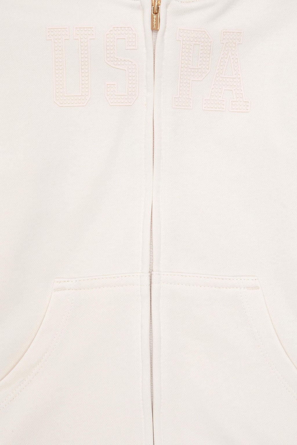 Кремовый базовый свитшот для девочек Неожиданная скидка в корзине - U.s. polo assn фото 4