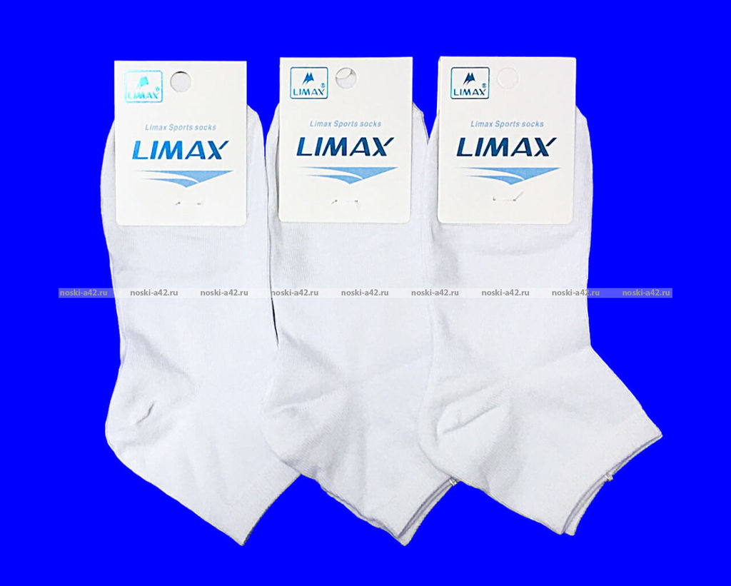 Цена за 3 пары. 3 ПАРЫ - LIMAX носки женские белые арт. 7131В