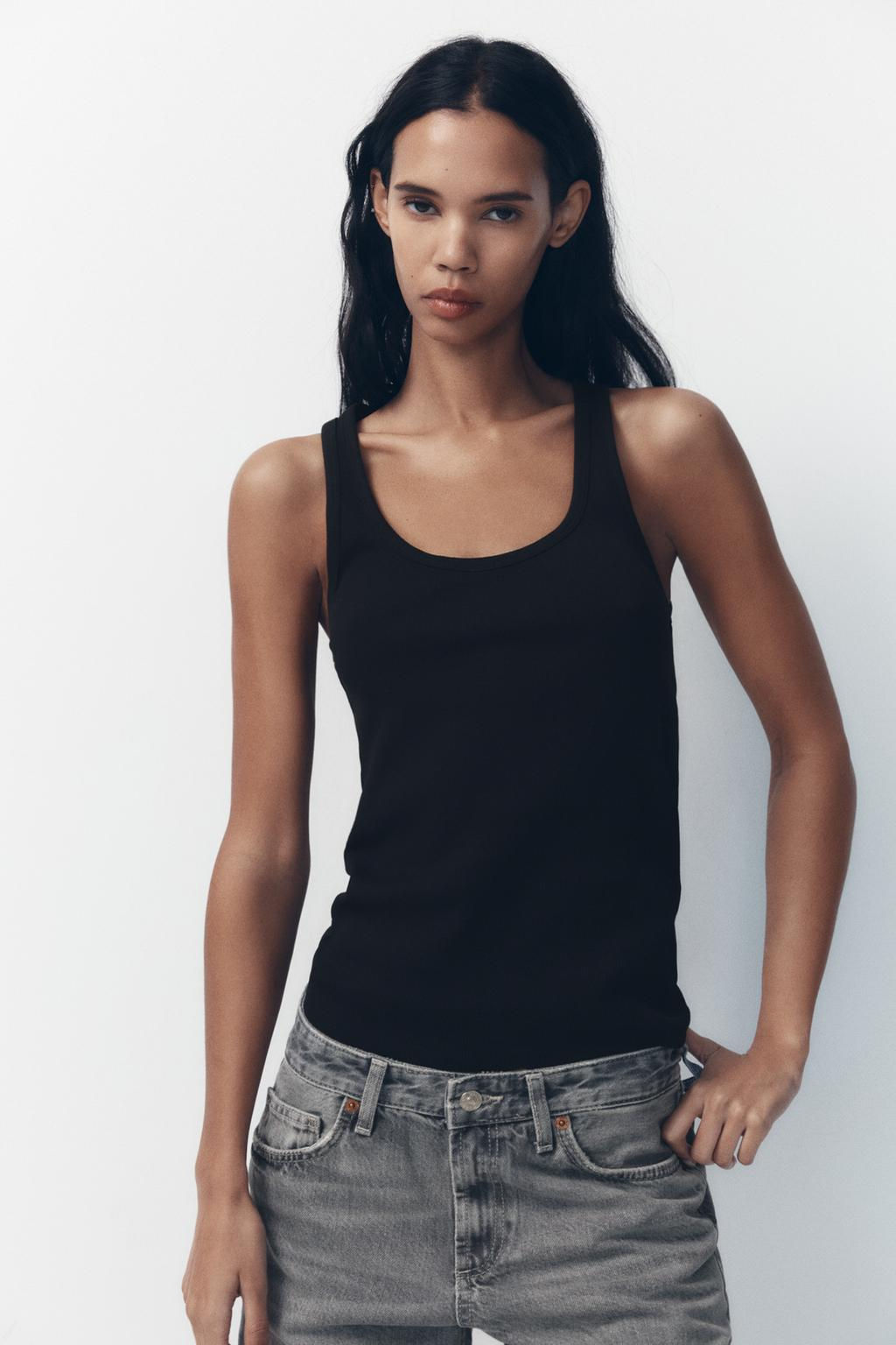 TRF WIDE-LEG MID-WAIST JEANS - Zara фото 33