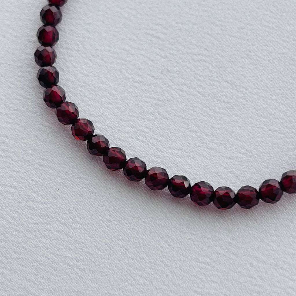 Браслет из Граната огранка 17 см +