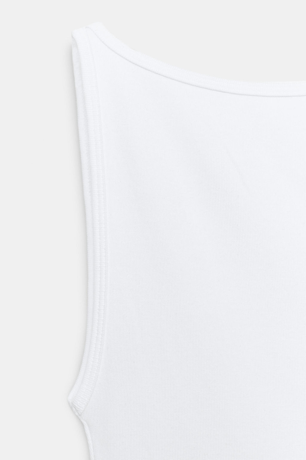 CAMISETA MINIMAL MANGA SISA / Blanco - Zara фото 3