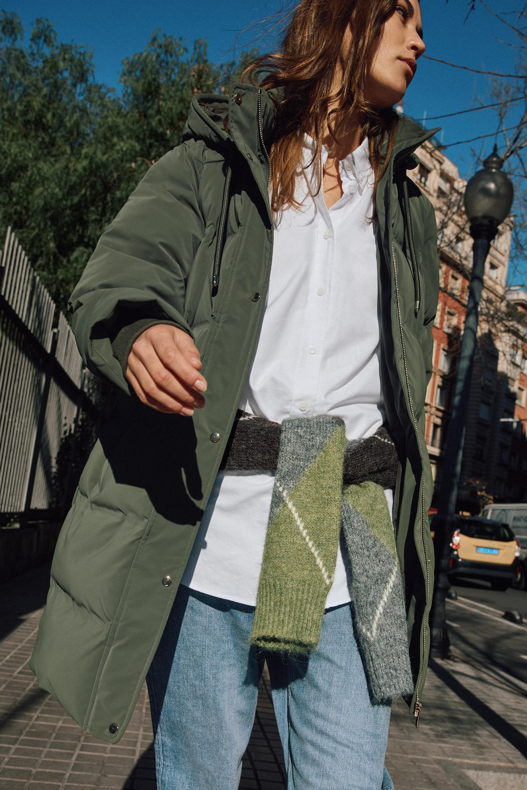 SEMI-LONG RUBBERISED WINDPROOF ANORAK - Zara фото 10