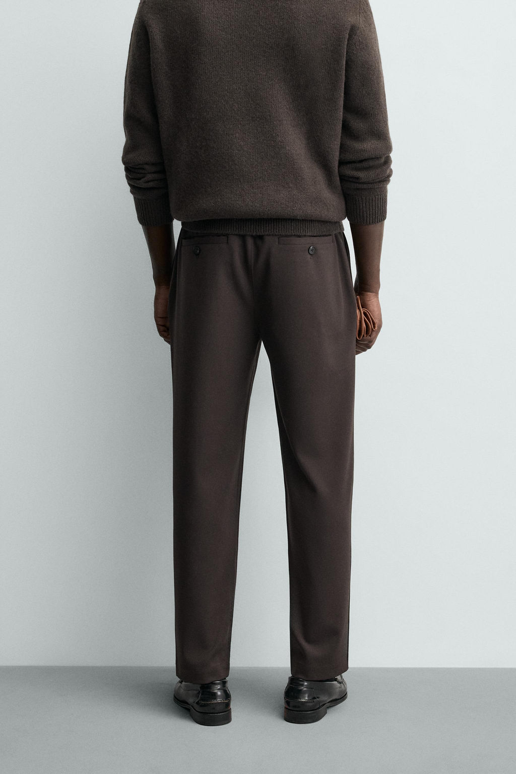 PLEATED TEXTURED TROUSERS - Zara фото 8