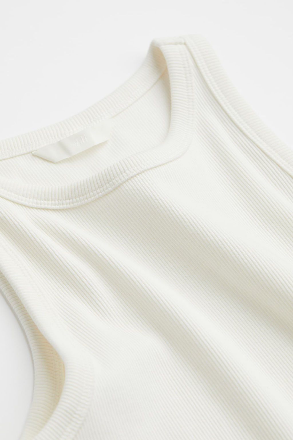 Camiseta cropped sin mangas - H&m фото 4