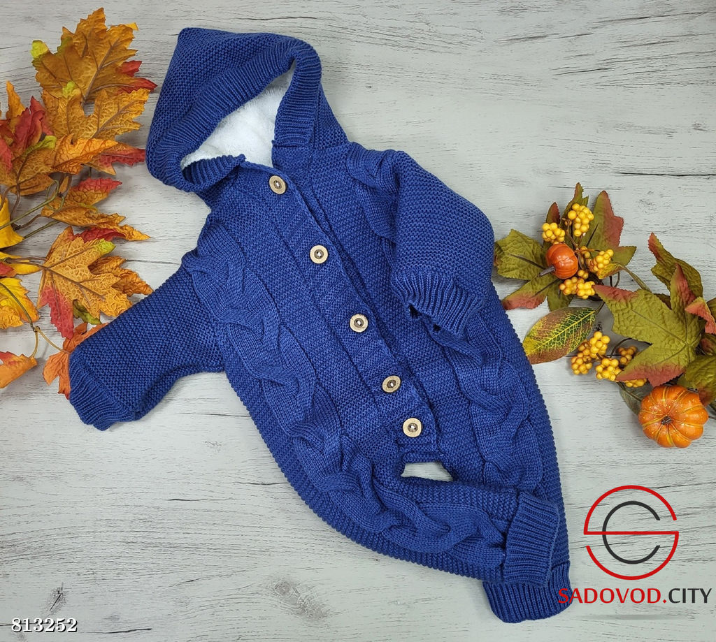 Комбинезон с капюшоном на меху + пинетки - Bruno фото 7