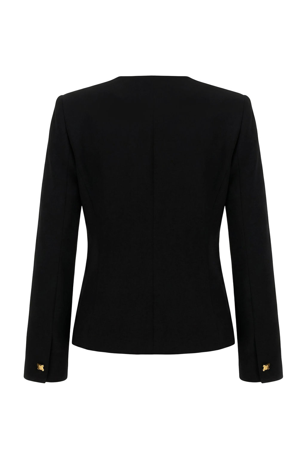 Siyah Kare Yaka Aksesuar Dugmeli Fitted/Vucuda Oturan Dokuma Astarl? Blazer Ceket TWOSS26BC00009 - Trendyolmilla фото 8