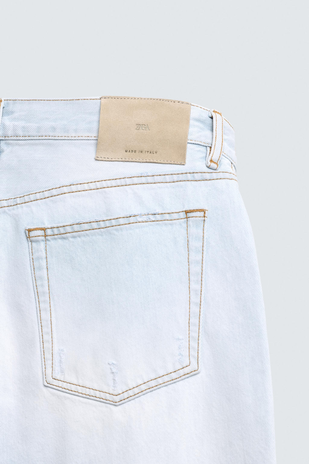 JEANS STRAIGHT ANKLE FIT / Azul claro - Zara фото 10