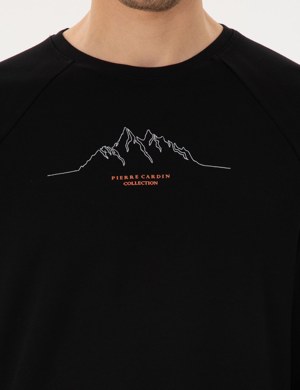 Siyah Regular Fit Sweatshirt - Pierre cardin фото 6