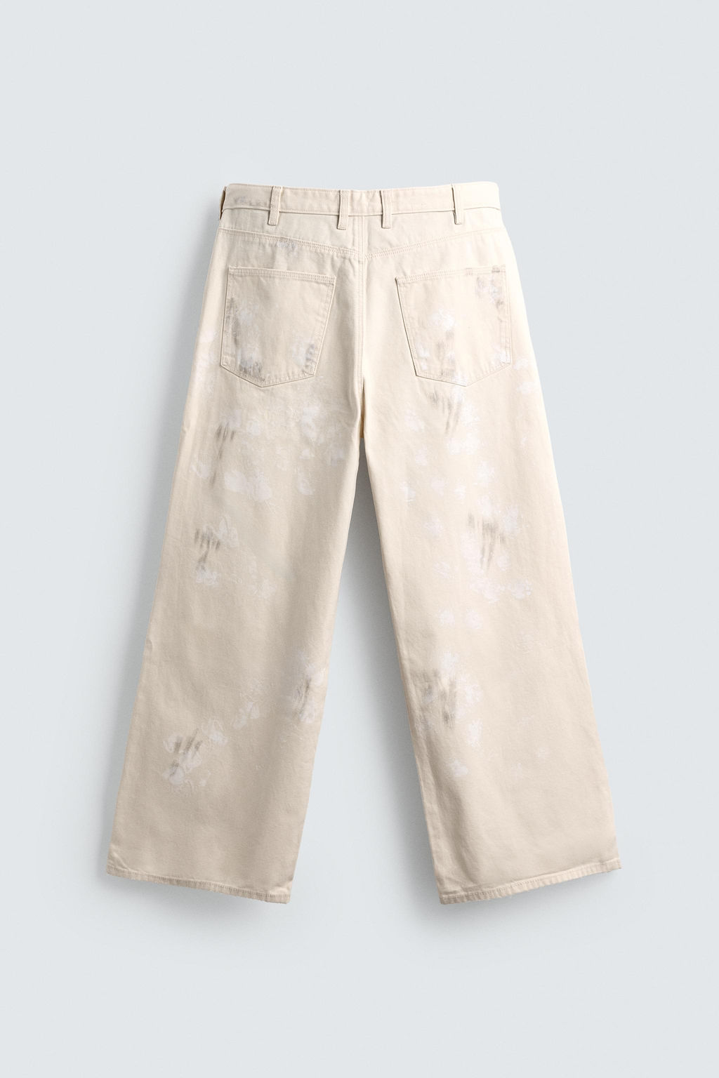 ABSTRACT PRINT TEXTURED TROUSERS - Zara фото 8