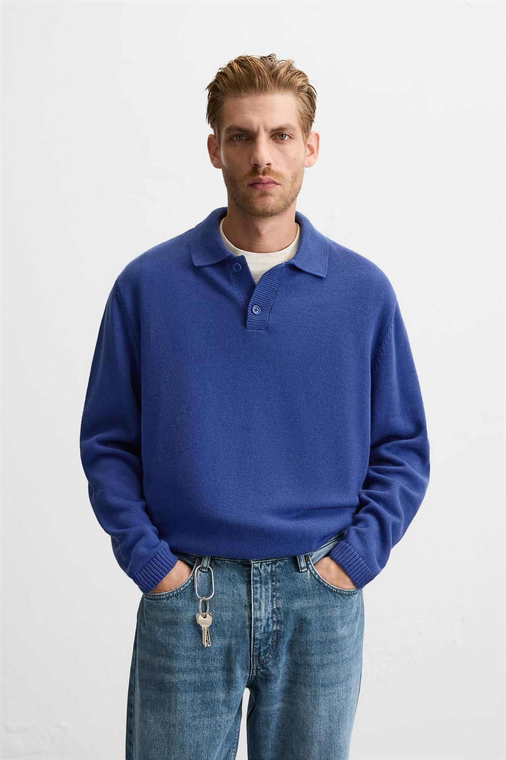 COTTON KNIT POLO SHIRT - Zara фото 2