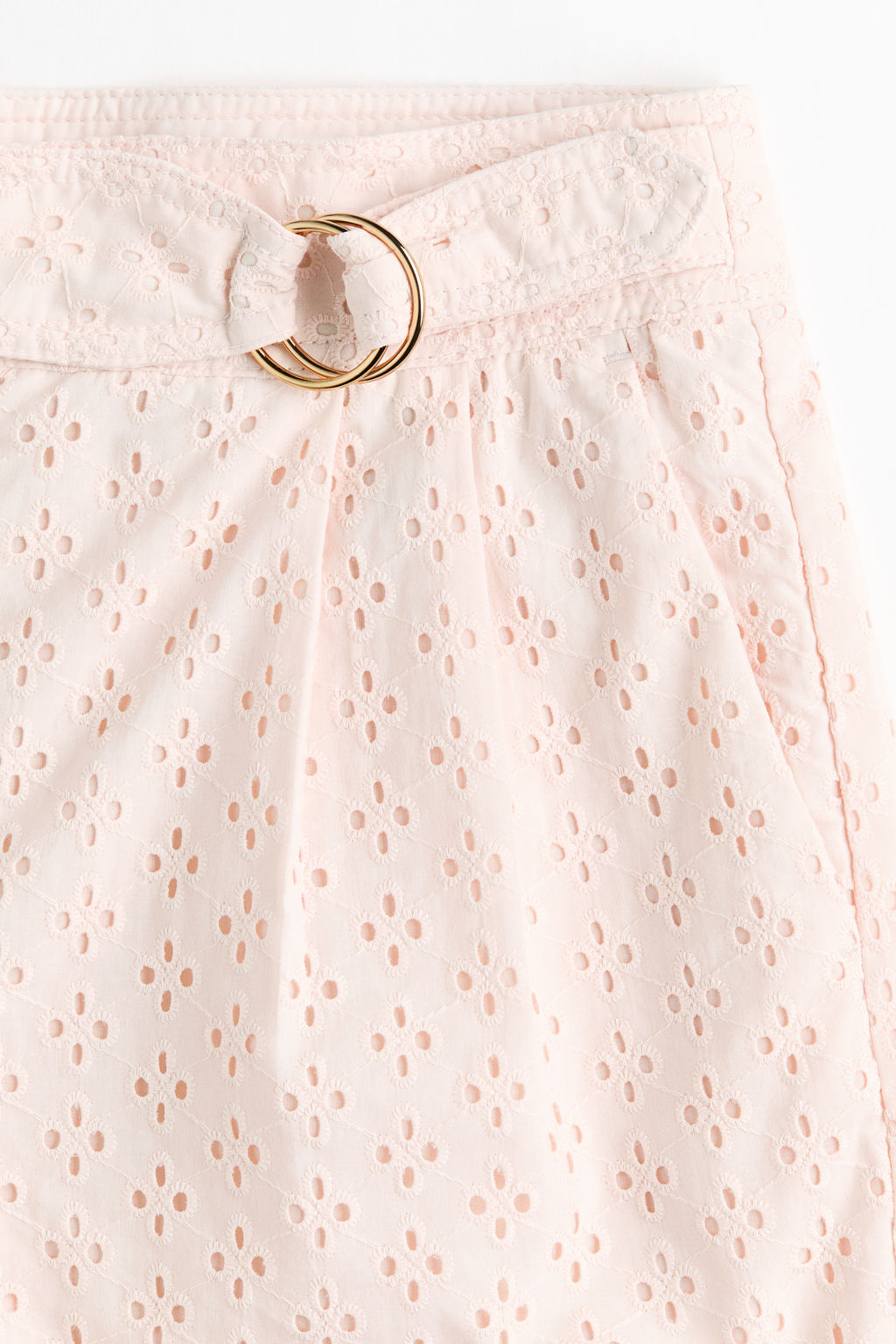 Broderie anglaise cotton shorts - H&m фото 4