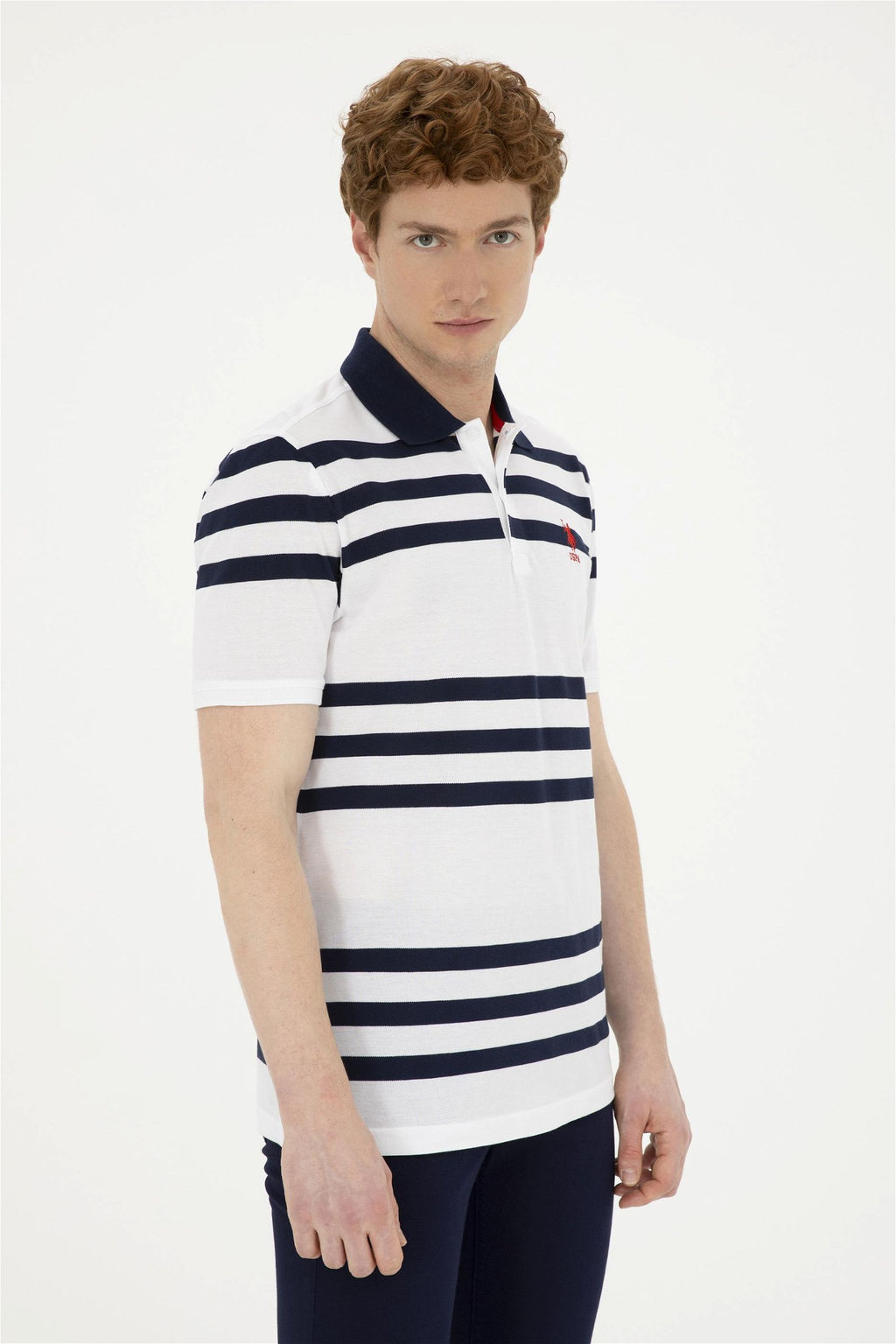 Мужская темно-синяя футболка Неожиданная скидка в корзине - U.s. polo assn фото 3