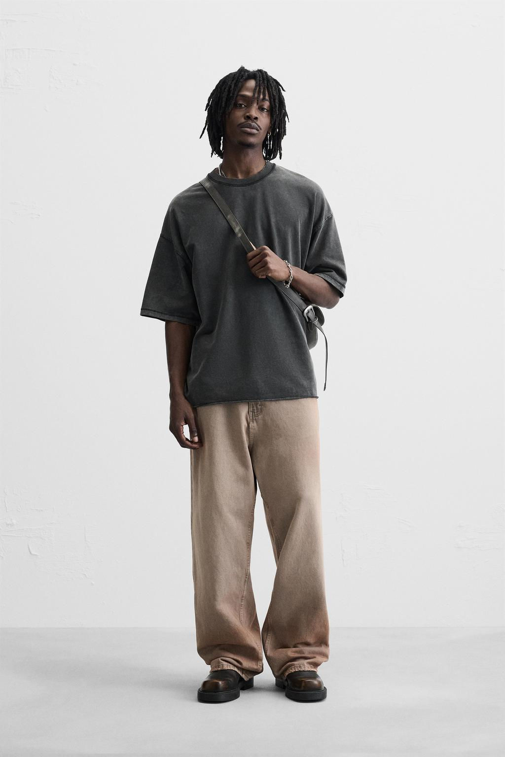 WASHED RELAXED FIT SWEATSHIRT - Zara фото 9