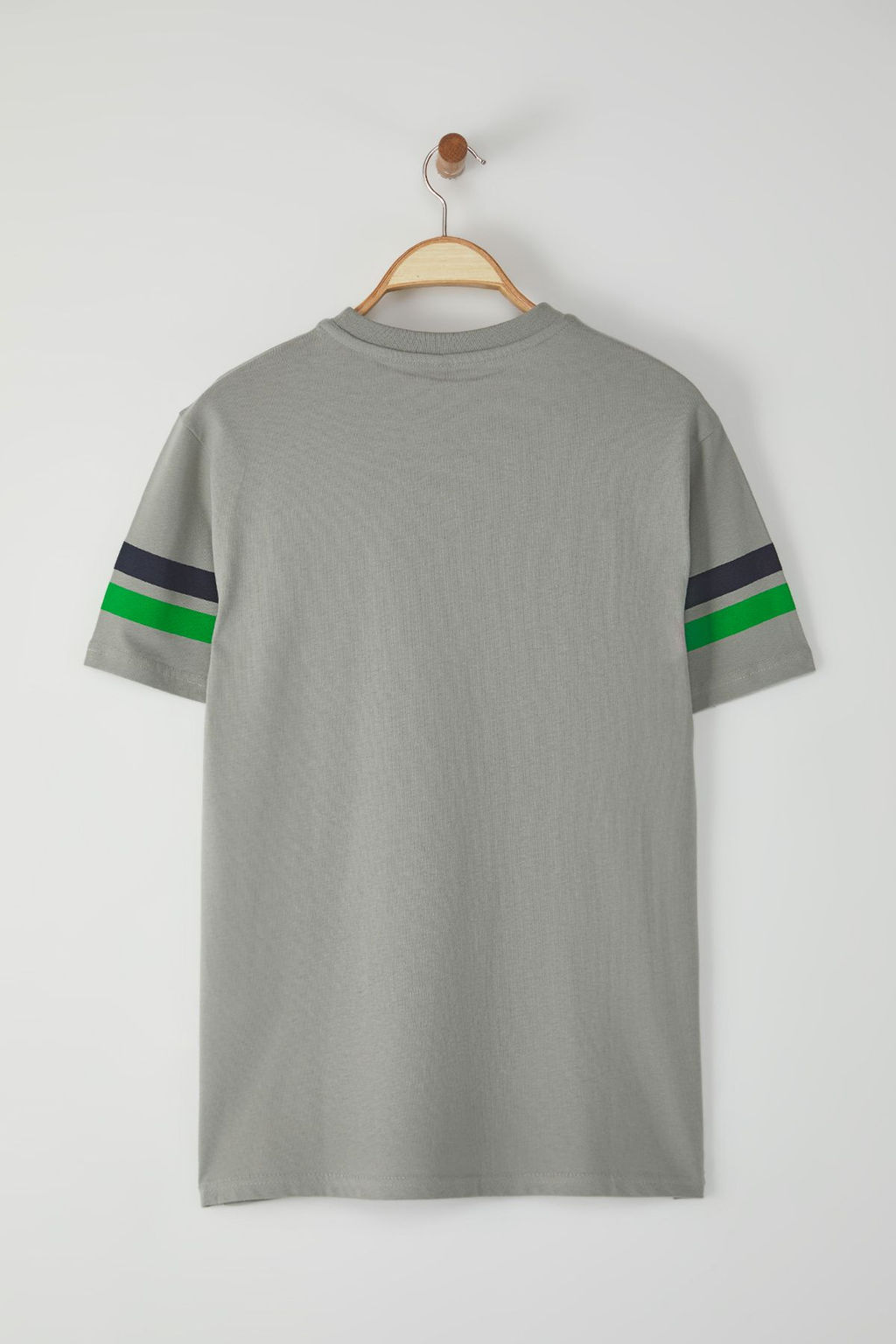 TRENDYOL MAN Gri Regular/Normal Kesim Kolej Bask?l? %100 Pamuk T-Shirt TMNSS20TS1836 - Trendyolmilla фото 17