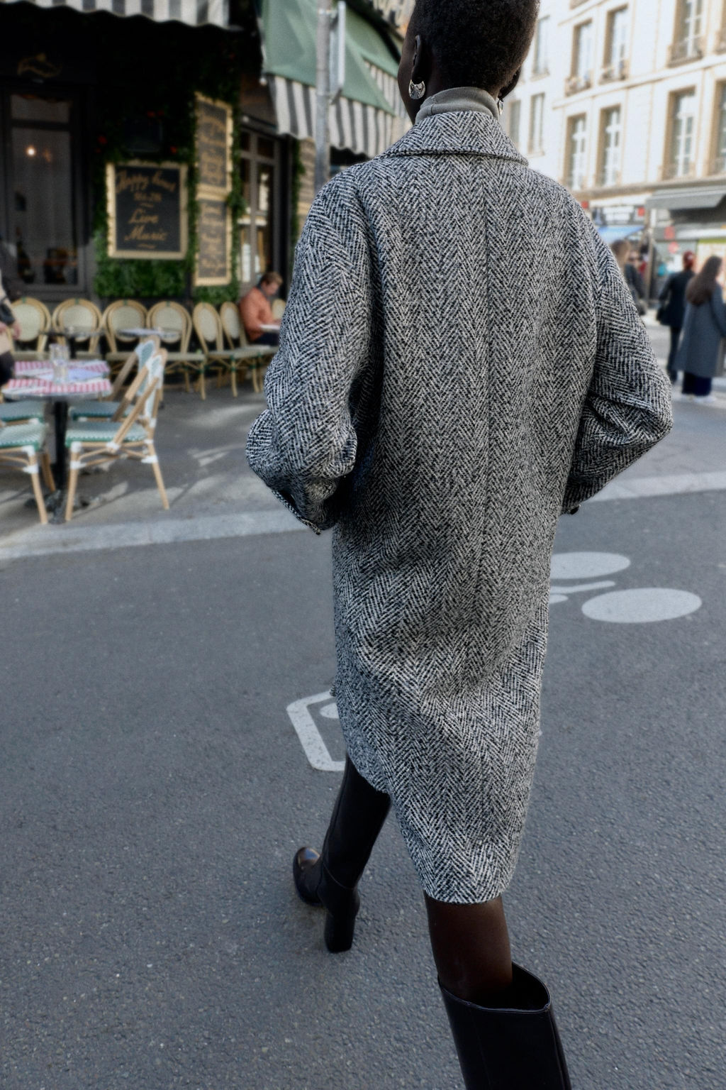 HERRINGBONE COAT - Zara фото 3