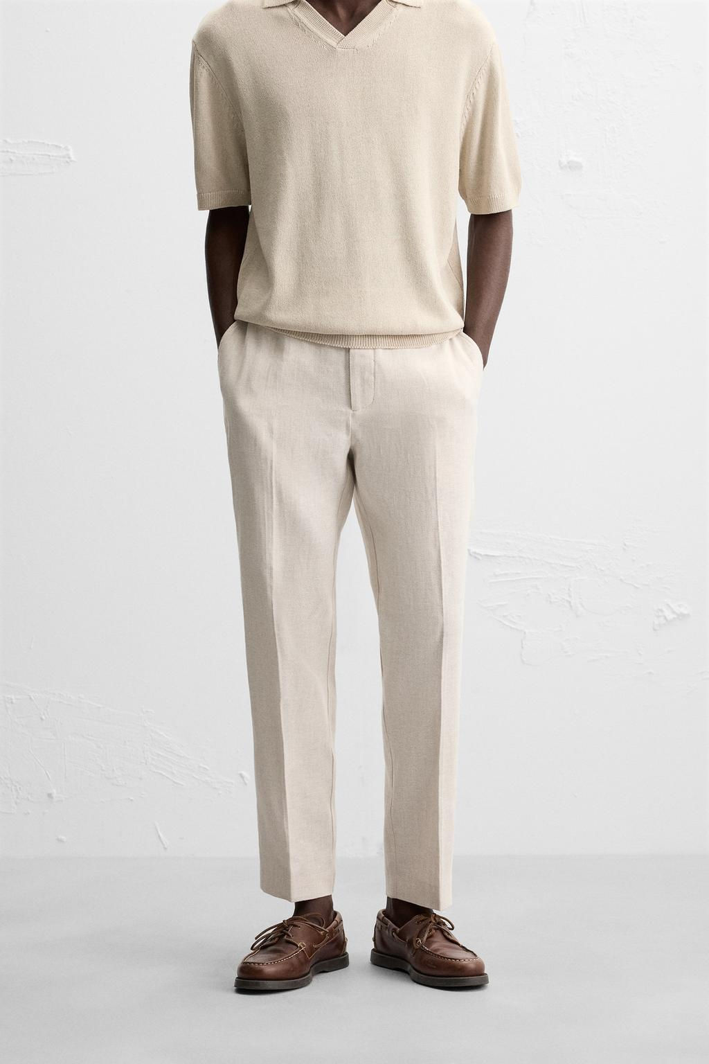 LINEN TROUSERS - Zara фото 52