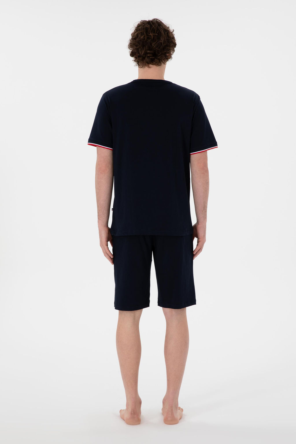 Erkek Lacivert Pijama Tak_m_ Sepette S_rpriz _ndirim - U.s. polo assn фото 5