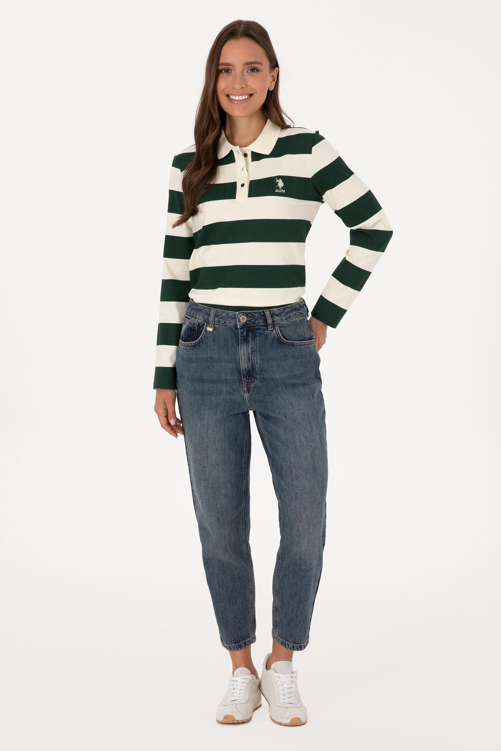 Kad_n Ye_il Jean Pantolon Sepette S_rpriz _ndirim - U.s. polo assn фото 7