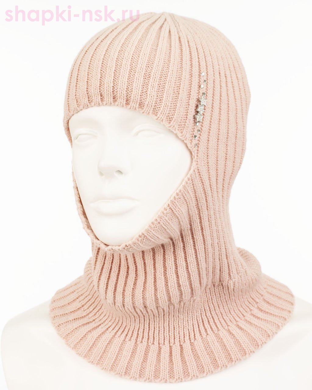 03-42-S Шлем для девочки флис (50-52)