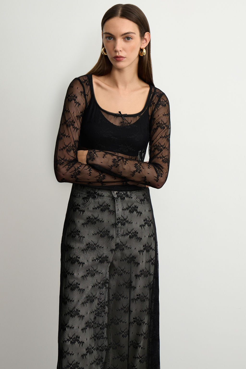 Платье из кружева с круглым вырезом - Mollis фото 2