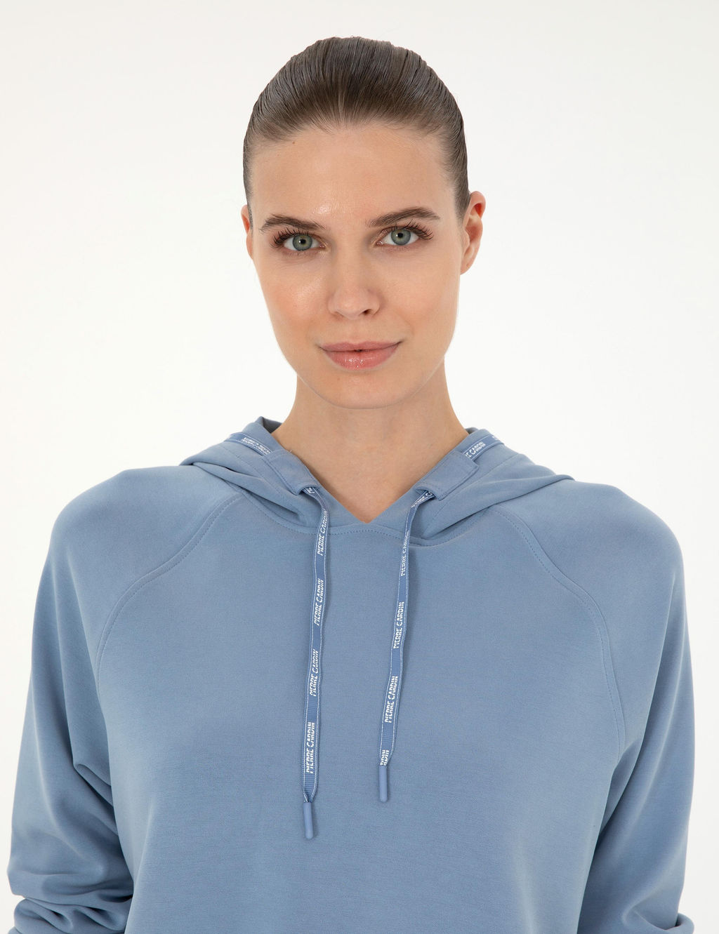 _ndigo Regular Fit Modal Kuma_ Crop Sweatshirt - Pierre cardin фото 2