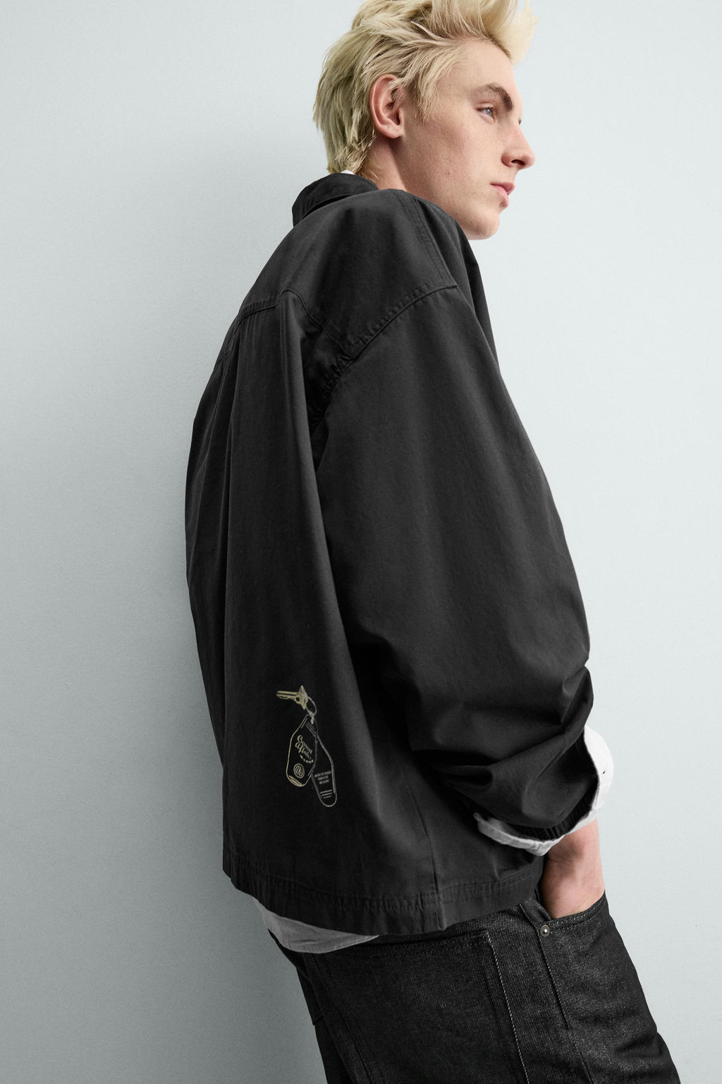 EMBROIDERED ZIP-UP POLO SHIRT - Zara фото 16