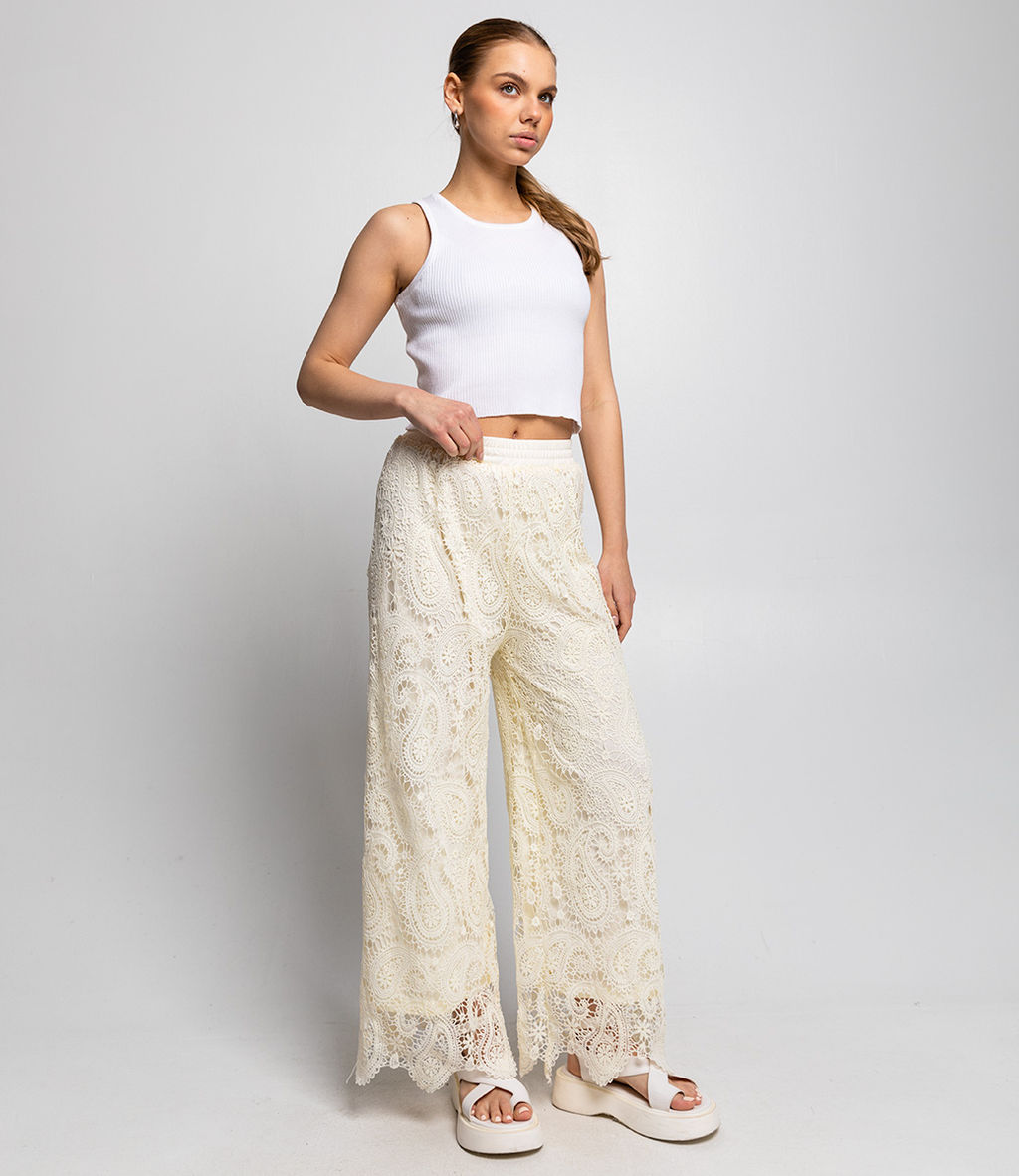 Брюки #КТ1015 (2), кремовый - Dommod фото 4