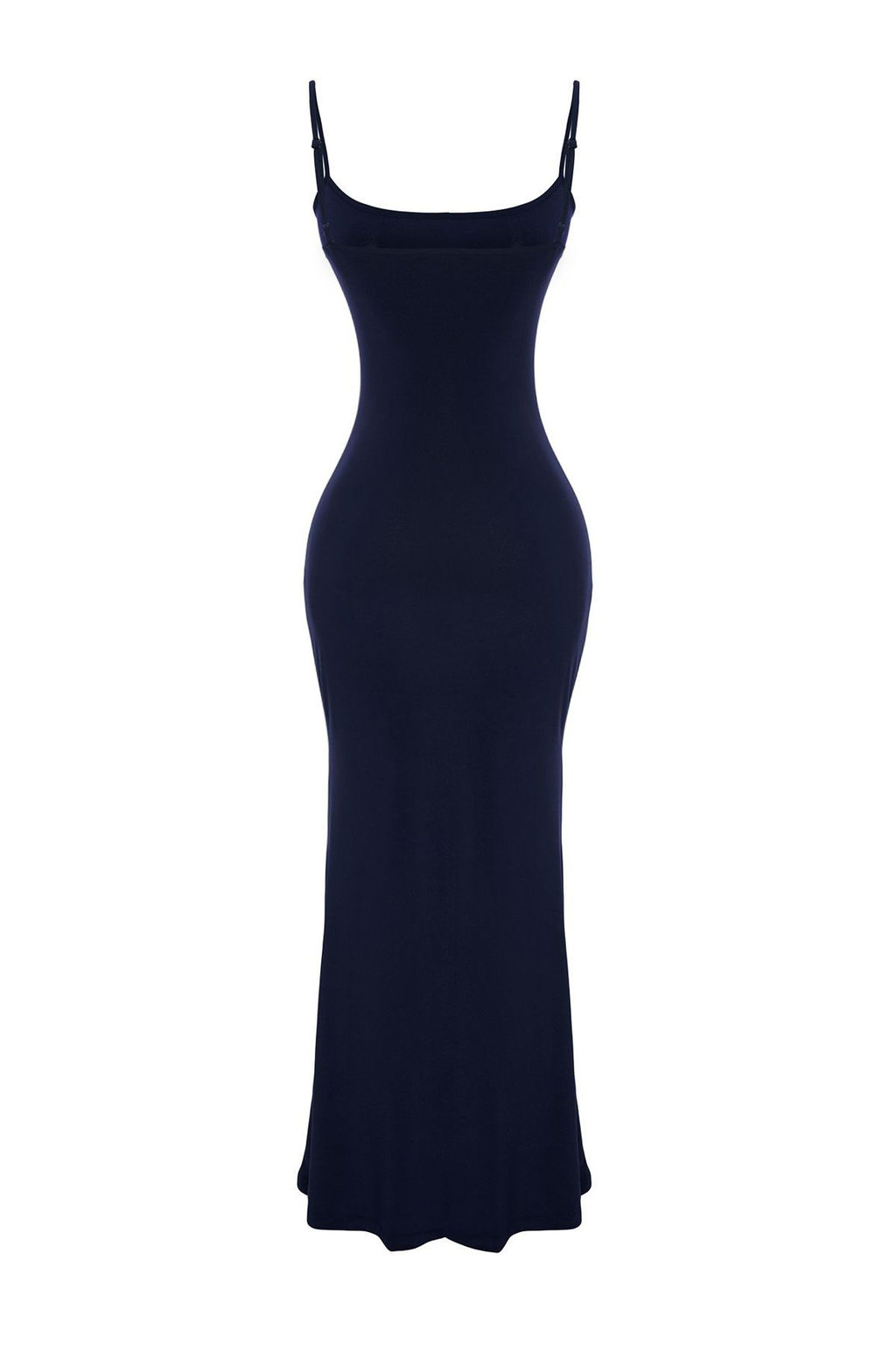 TRENDYOLMILLA Kahverengi Fitted/Vucuda Oturan Ask?l? Maxi Esnek Orme Kalem Elbise TWOSS23EL02435 фото 7