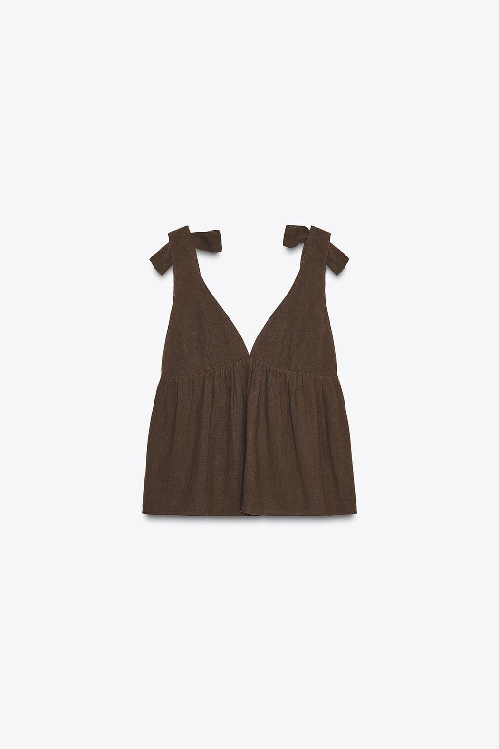 TOP WITH BOWS - Zara фото 13