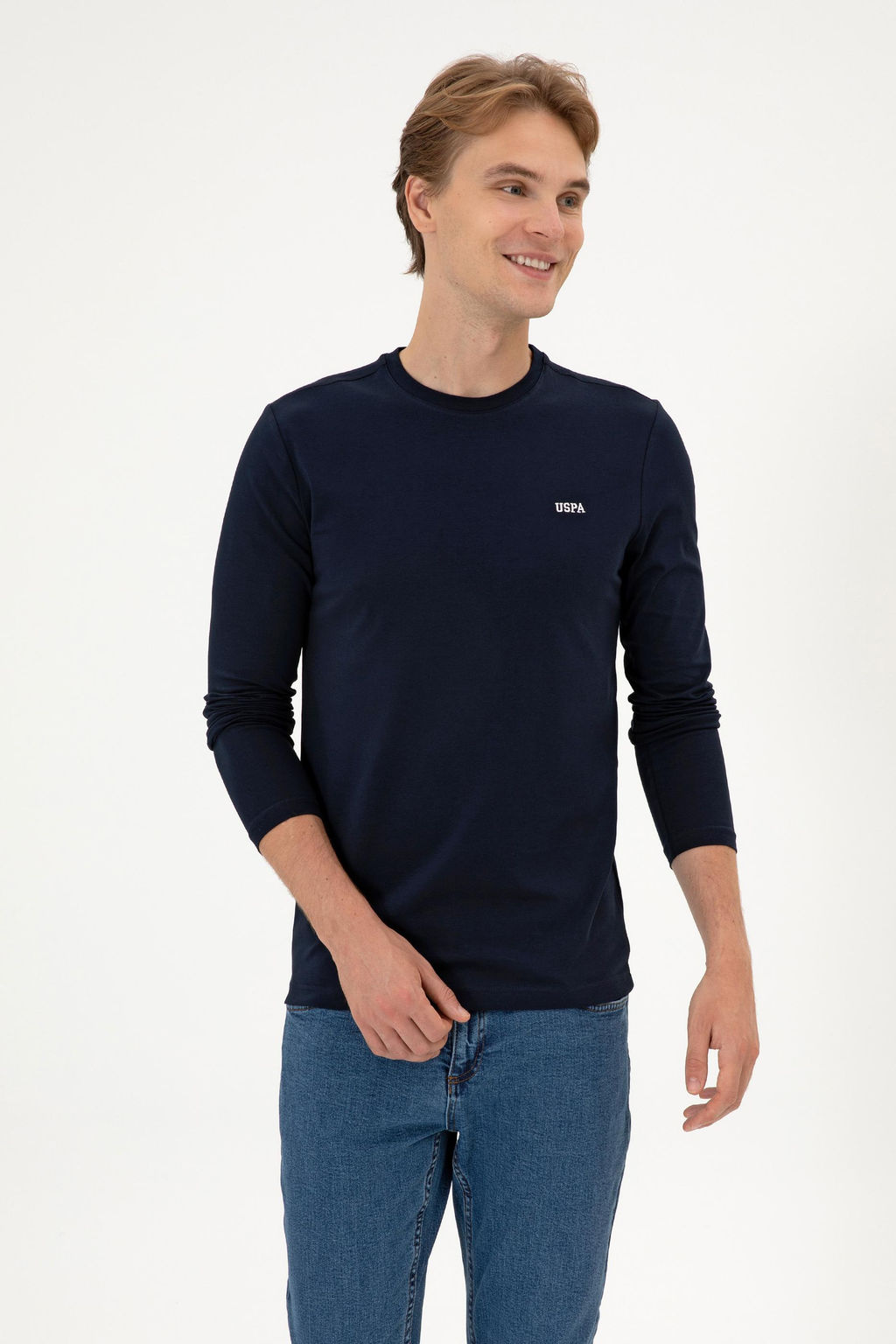 Erkek Lacivert Basic Sweatshirt Sepette S_rpriz _ndirim - U.s. polo assn фото 3